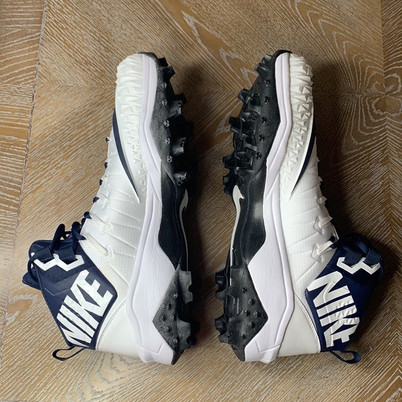 NIKE Navy Force Savage Pro Shark Football Cleats 16 - Picture 7 of 12